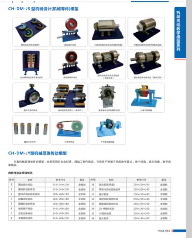 CH-DM-JS型機械設(shè)計（機械零件）模型